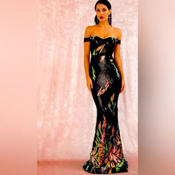 Host Pick! 😍🎉 Gorgeous sequin color detail dress. - Picture 3 of 3